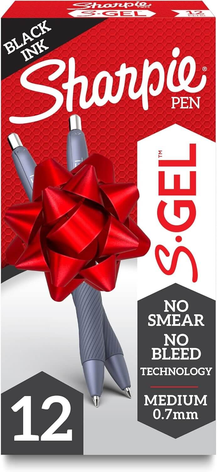 Sharpie S-Gel Pens - Smooth Writing, No Smear! 