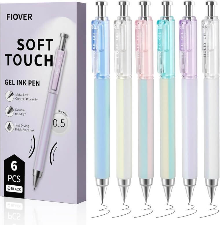 FIOVER Gel Pens - Smooth, Quick-Dry Writing for All! - Now 22% Off!