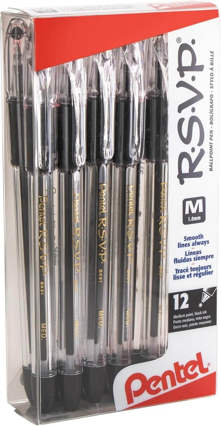 Pentel RSVP Pens - Comfortable, Reliable Writing Experience - Now 33% Off!