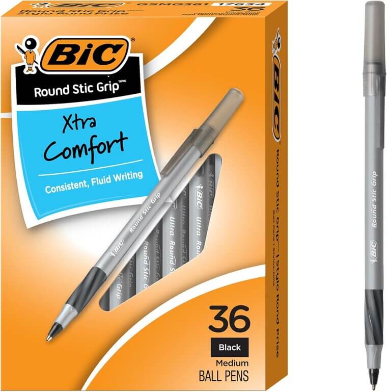 BIC Xtra Comfort Pens - Smooth Writing & Soft Grip - Enjoy 43% Off!