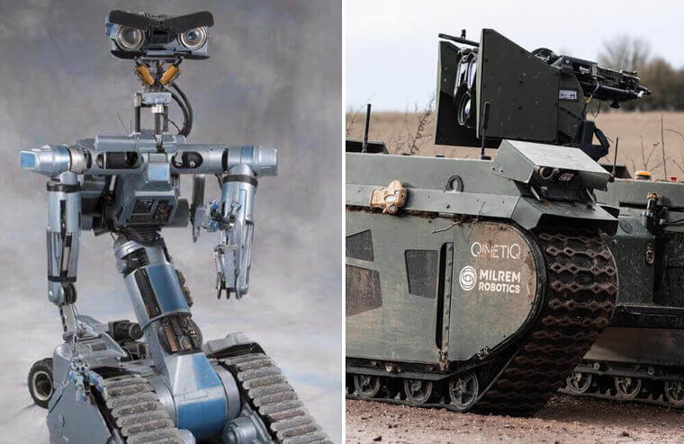Short Circuit— Military Robots