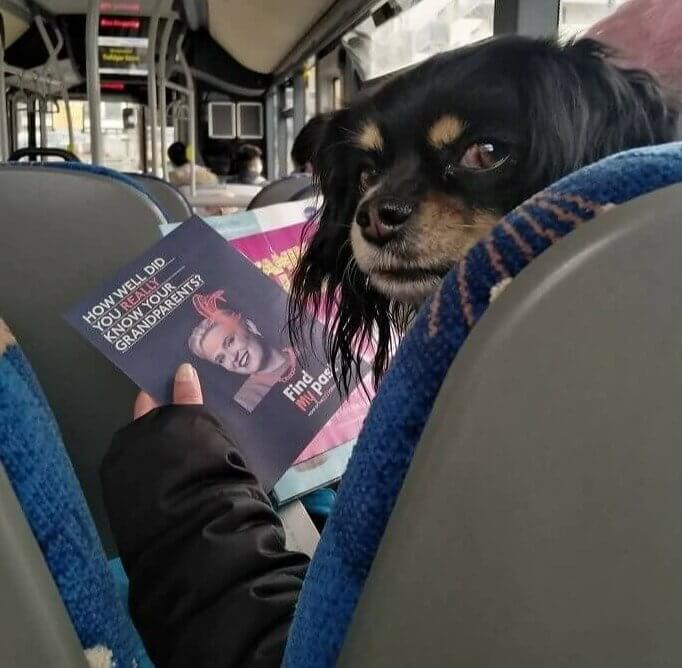 Não interrompa a leitura dele!