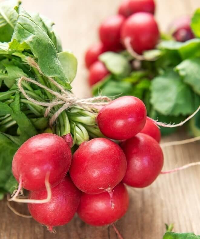 Remove The Leafy Green Tops From Radishes Before Refrigerating To Keep The Bulbs Firm And Spicy