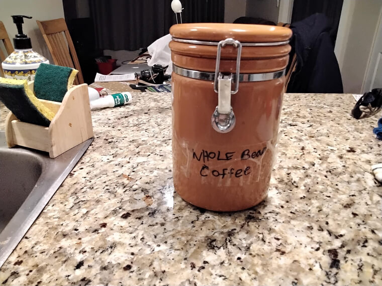 Store Coffee Beans In An Opaque Airtight Container On The Counter Instead Of The Freezer To Protect Flavor