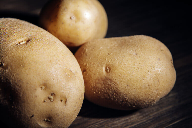 Store Potatoes In A Dark Well Ventilated Basket Away From Onions To Stop Them From Sprouting Prematurely