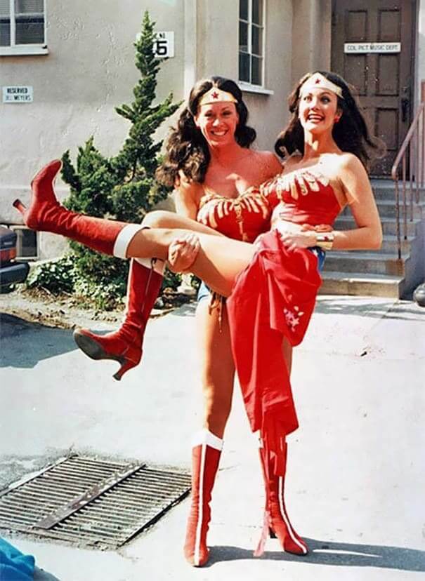 Lynda Carter Invited Her Double's Son And Classmates To The Set Of Wonder Woman