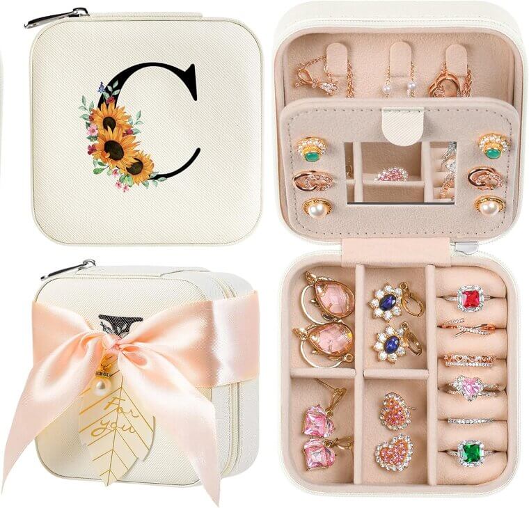 AYGXU Travel Jewelry Box - Personalized Storage for Women & Girls - Enjoy 10% Off!