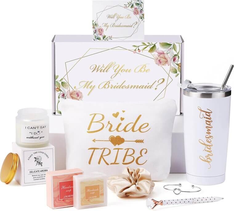 Bridesmaid Tumbler Gift Box - Perfect for Bachelorette Parties 