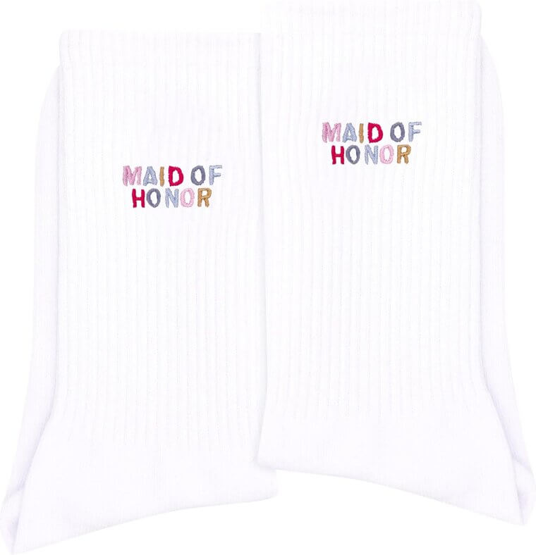 Bridesmaid Wedding Socks - Perfect Gift for Special Occasions - Now 15% Off!