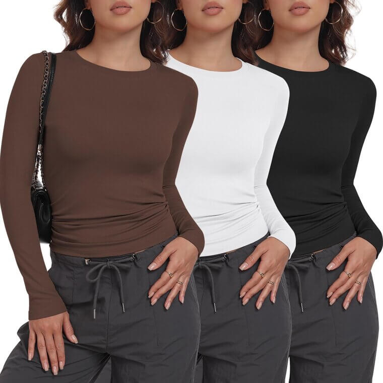 MLYENX Women's Stretchy Tops - Perfect for Going Out! 