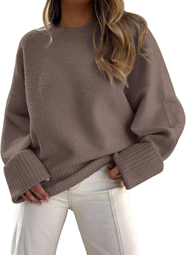 LILLUSORY Oversized Sweater - Cozy, Fuzzy Warmth Awaits - Enjoy 5% Off!