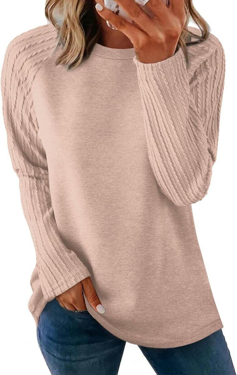OFEEFAN Sweatshirt Tunic - Perfect for Fall Fashion 2025 - Now 50% Off!