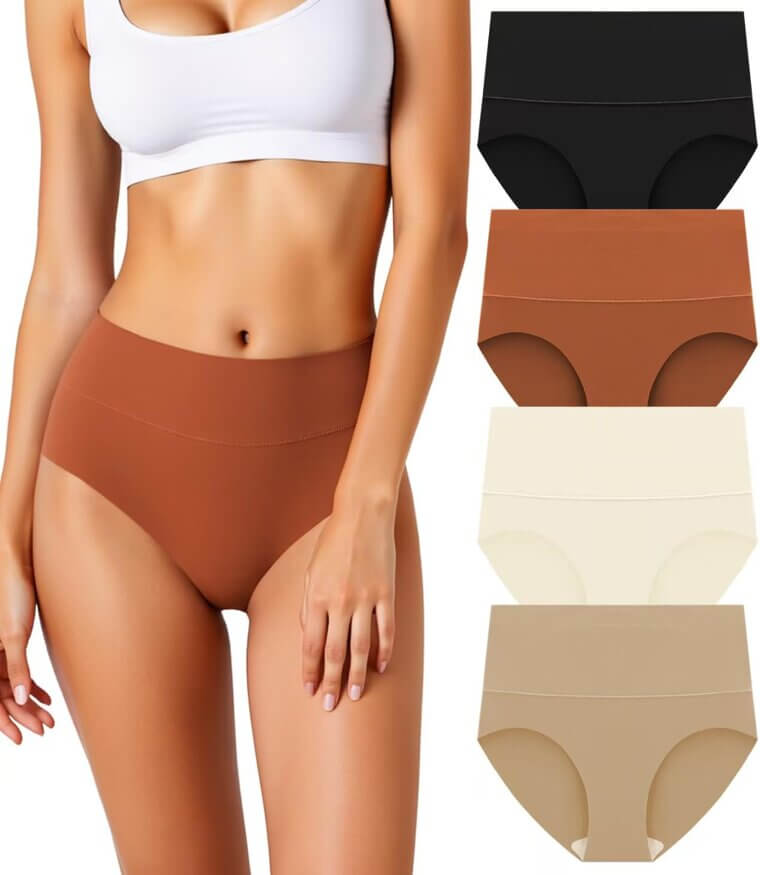 Seamless High Waisted Panties - Comfort Meets Style in Every Pair - Now 30% Off!