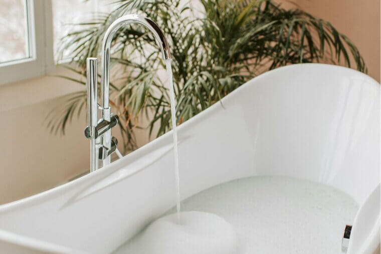 Not Filling the Bath With Water