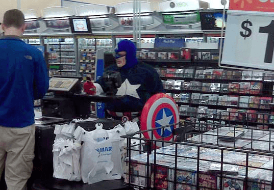Captain America's Part-Time Job