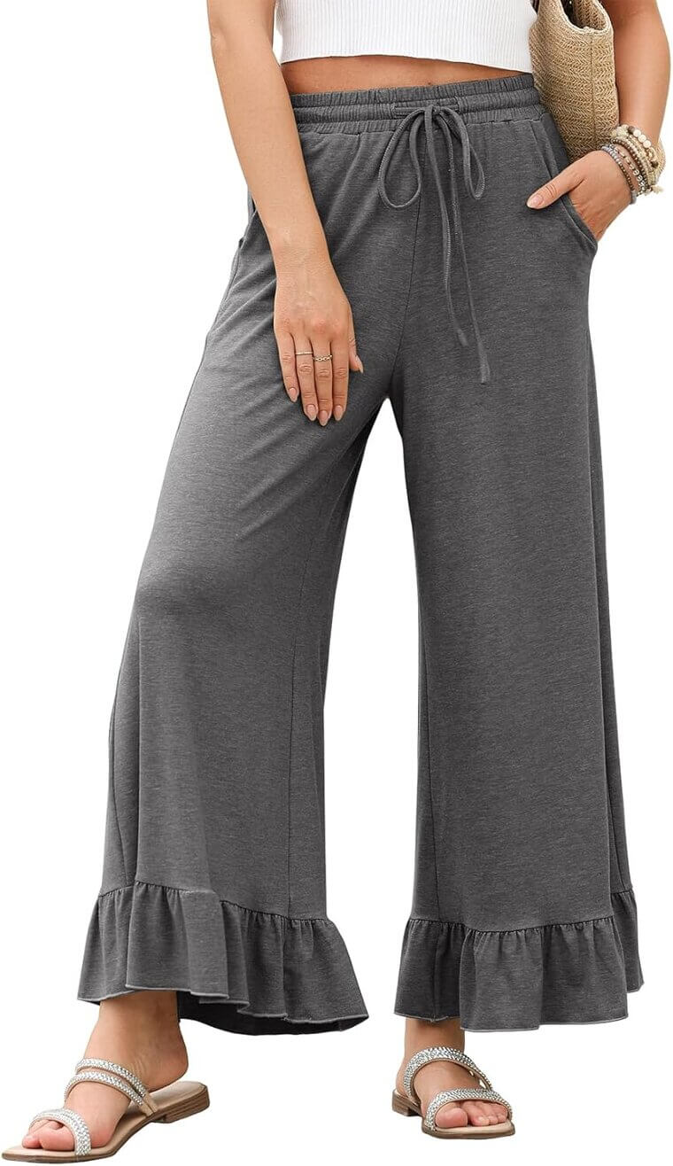 EVALESS Palazzo Pants - Chic, Comfortable & Stylish - Don’t Miss the 21% Discount!