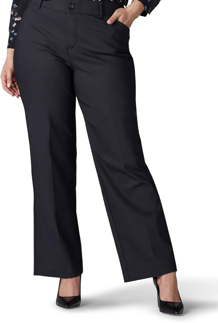 Lee Ultra Lux Trousers - Comfortably Chic Plus Size Pants - Enjoy 48% Off!