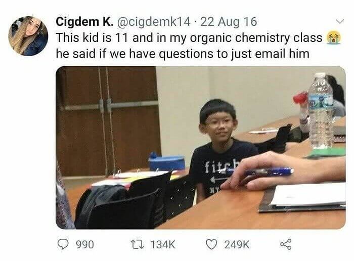 A Young Genius With Confidence