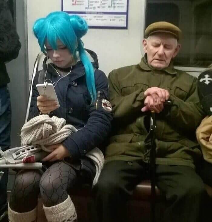 You Will Find Interesting People On The Train
