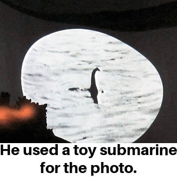 Man Admits Famous Loch Ness Monster Photo Was Fake
