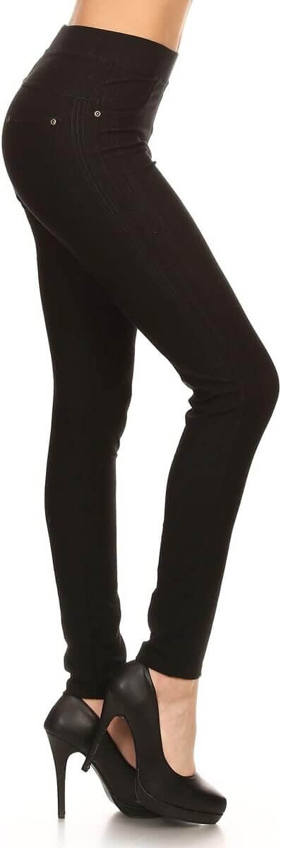 Cotton Blend Jeggings with Pockets - Stylish Comfort for Any Occasion - Enjoy 34% Off!