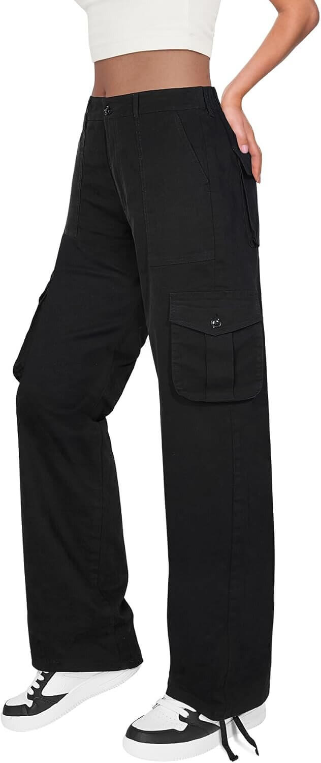 High Waist Cargo Pants - Stylish and Functional for Everyday Wear - Now 31% Off!
