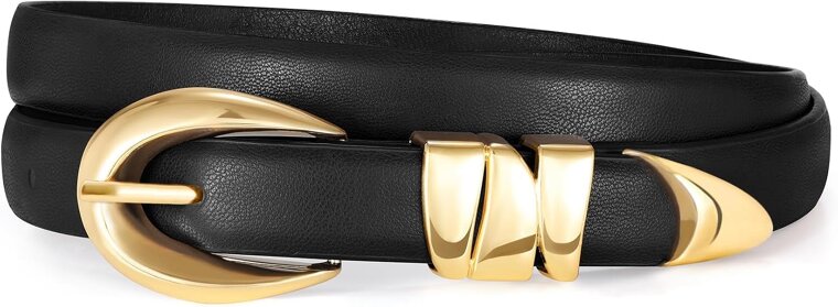 XZQTIVE Leather Belt - Perfect Skinny Accessory for Any Outfit! - 21% Off!