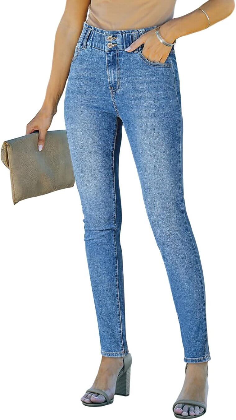 SHEWIN Skinny Jeggings - Trendy High Waisted Denim for You - Now 15% Off!