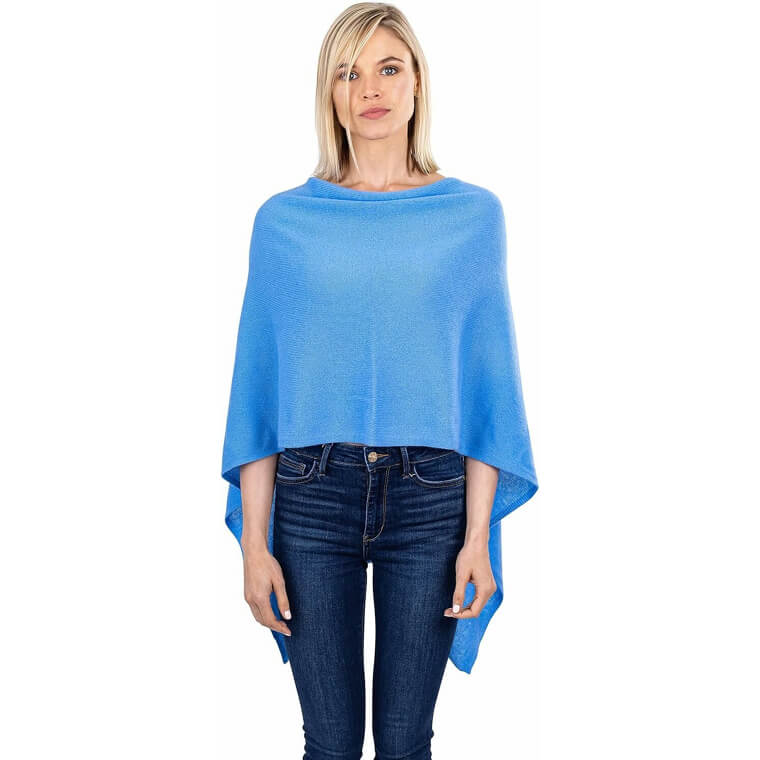 Velanio Cashmere Poncho - Luxurious Comfort for Every Occasion