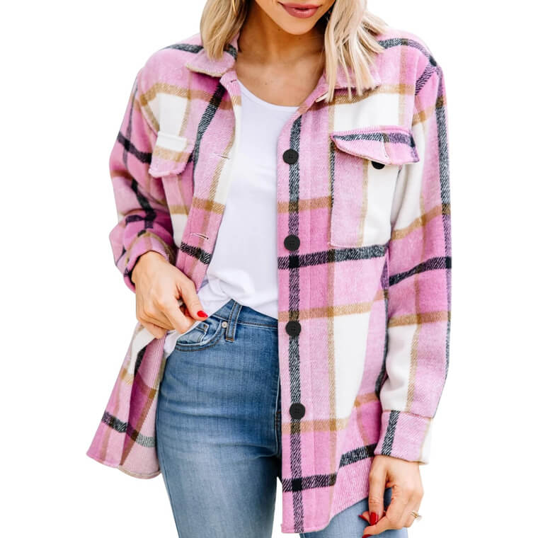 Trendy Queen Shacket - Perfect Plaid for Fall! - 10% Off!