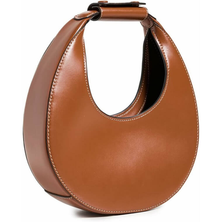 STAUD Mini Moon Bag - Stylish Tan Accessory for Every Occasion