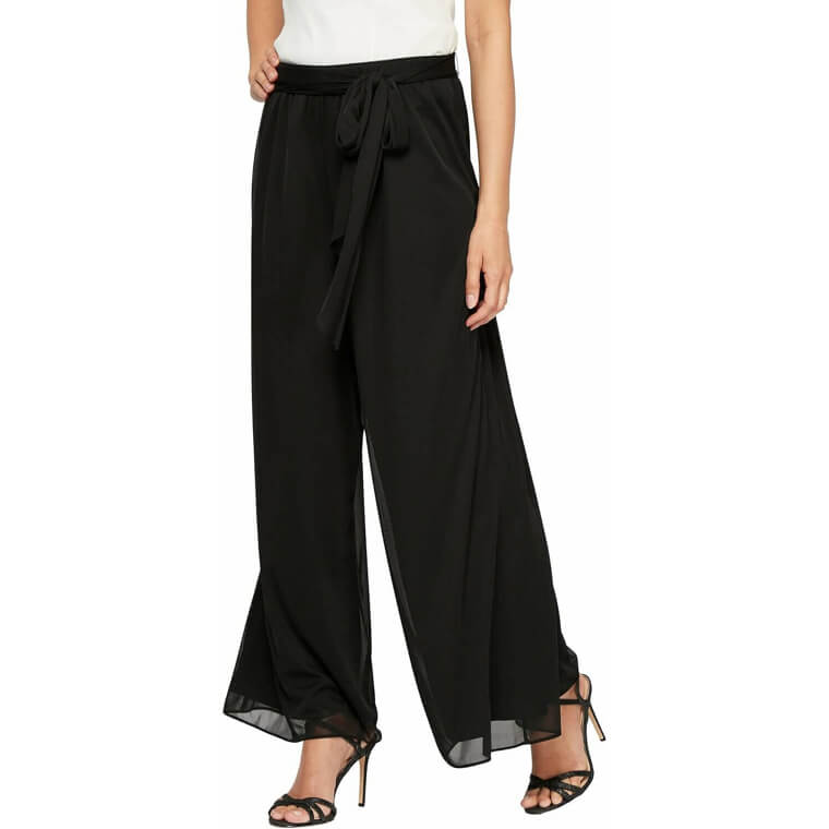 Alex Evenings Chiffon Pants - Perfect for Mothers and Parties