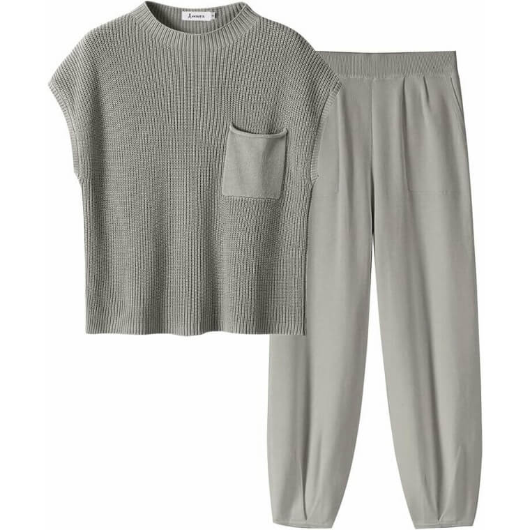 ANRABESS Knit Sweater Set - Cozy Style for You