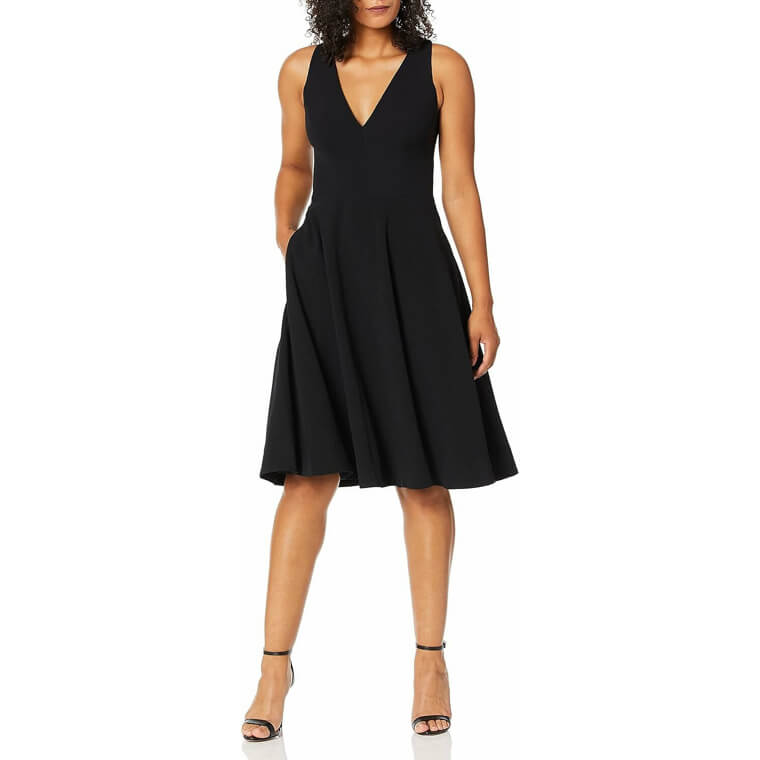 Catalina Sleeveless Fit & Flare Dress - Stylish Comfort With Pockets