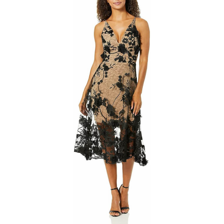 Audrey Floral Midi Dress - Chic and Elegant - Don’t Miss the 68% Discount!