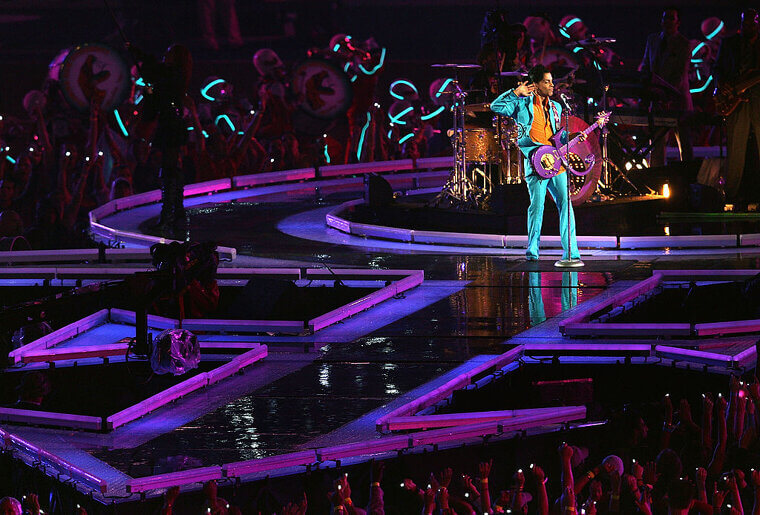 Prince - Super Super Bowl XLI Halftime 2007 - The Electrifying Purple Rain in a Torrential Downpour