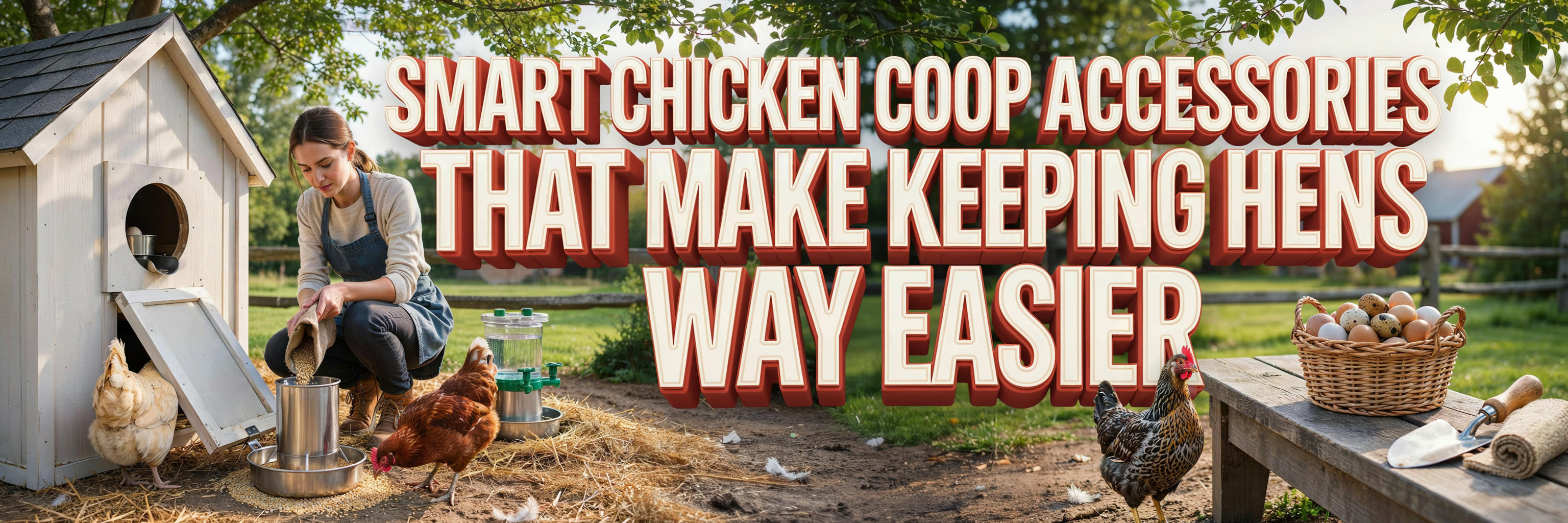 Chicken Coop Accessories That Make Keeping Hens Way Easier