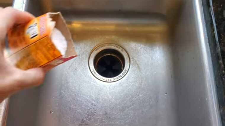 Cleanse Your Kitchen Sink With Baking Soda