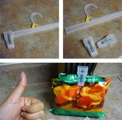 Einfacher Chips-Hack Mit Klammer