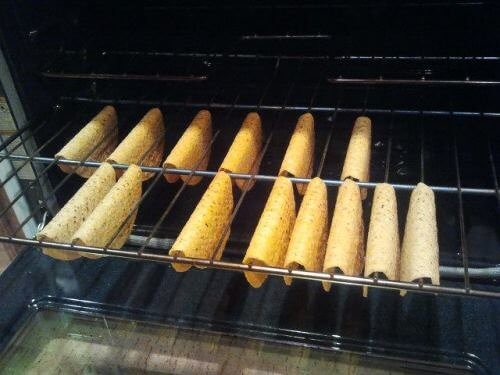 Im Ofen Gebackene Taco-Schalen