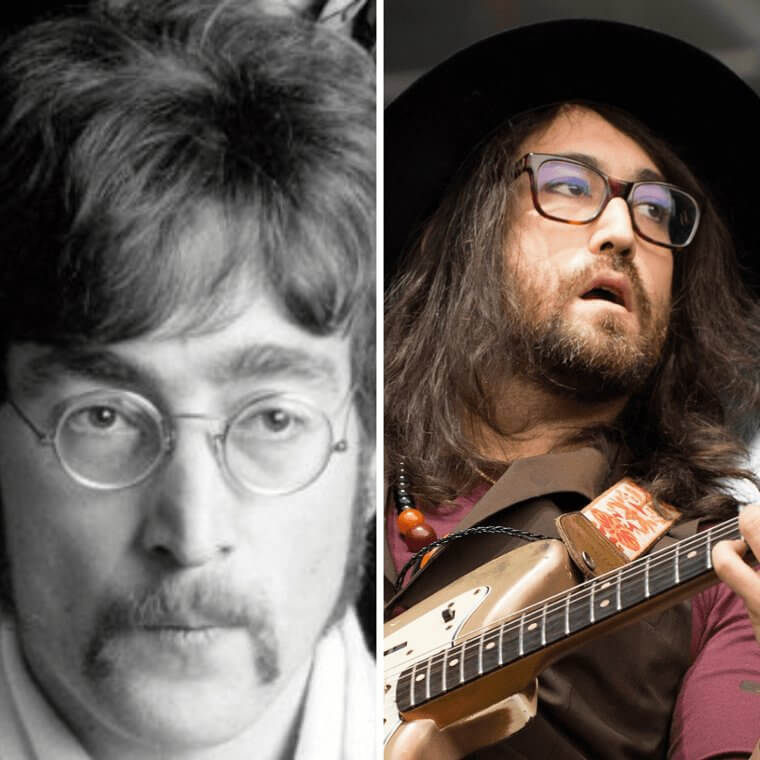 John Lennon and Sean Lennon