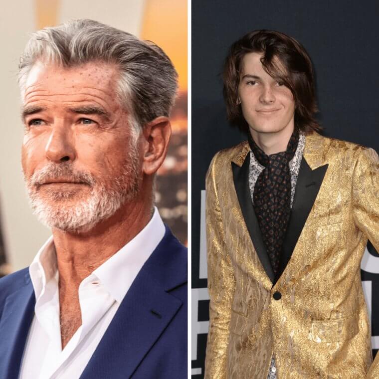 Pierce Brosnan and Dylan Brosnan