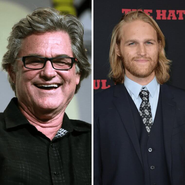 Kurt Russell and Wyatt Russell