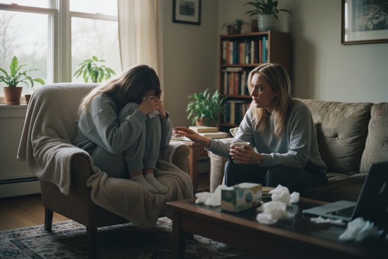Two Sisters Alone in a Pandemic Together