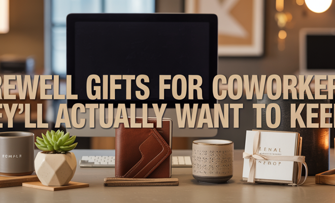 Farewell Gifts for Coworkers They’ll Actually Want to Keep