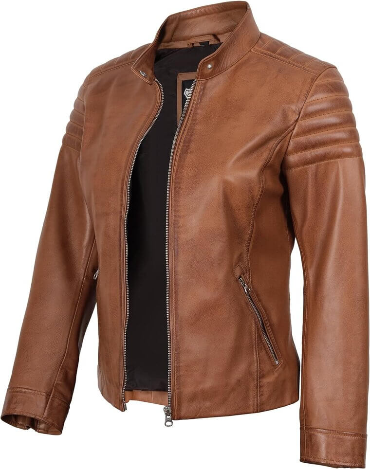 Decrum Leather Jacket - Stylish, Durable, and Comfortable! - Now 12% Off!