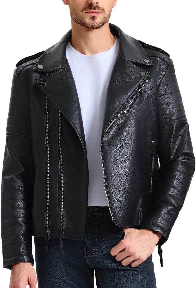 WULFUL Faux Bomber Jacket - Perfect for Bikers! - Now 25% Off!
