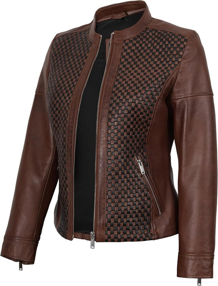 Decrum Leather Jacket - Luxurious Comfort for Women - Now 17% Off!