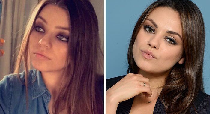 Mila Kunis and This Lookalike