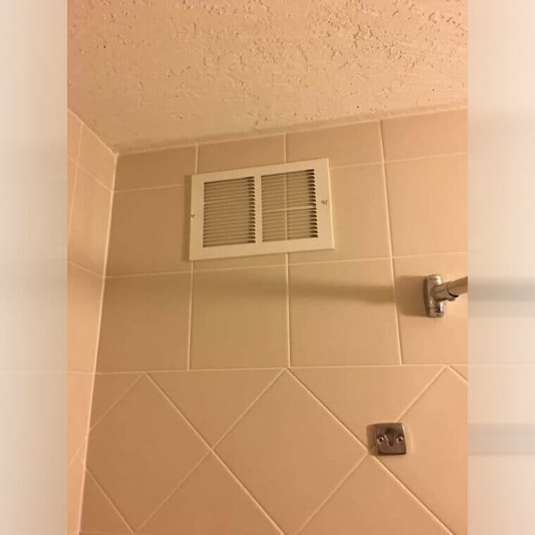 Une bouche d'aération qui ne s'ouvre pas ou ne fonctionne pas en réalité